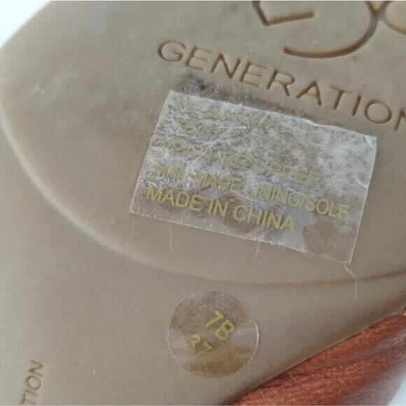 Y2K Tan Leather BCBG Knee High Boots Size 7B - Picture 8 of 8